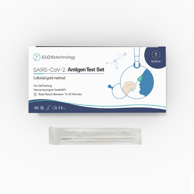 iiLO SARS-CoV-2 Rapid Antigen Swab Test Kit Self Test CE2934
