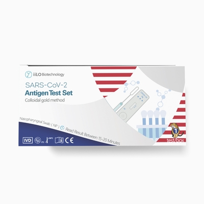Plastic 15-20 Minutes Antigen Swab Test Kit 1 Test/Box