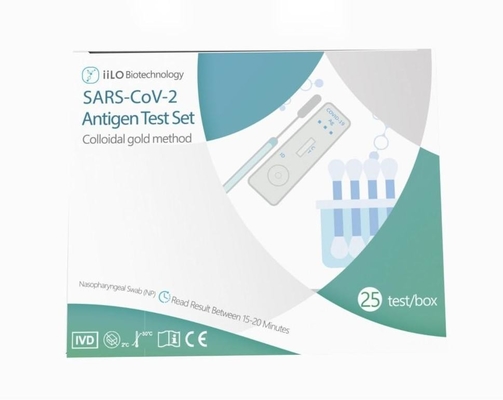 Rapid SARS-CoV-2 Antigen Swab Test Kit 15-20 Minutes Fast Reaction