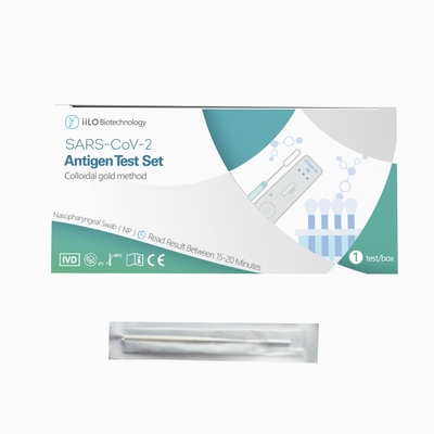 iiLO 70mm SARS-CoV-2 Antigen Test Set Nasopharyngeal Swab 1 piece