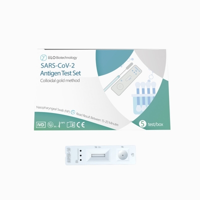 70mm Plastic SARS-CoV-2 Antigen Test Set Kit Nasopharyngeal Swab 5 piece