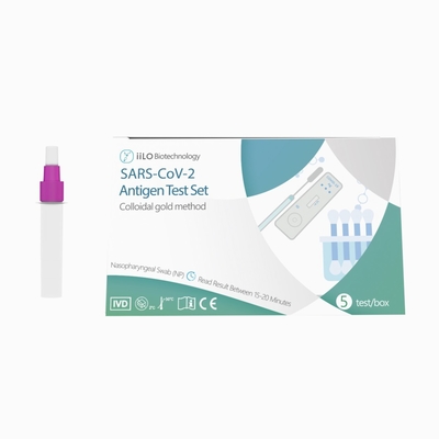 70mm Factory price SARS-CoV-2 Antigen Test Set Kit Nasopharyngeal Swab 5 piece