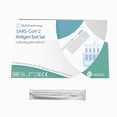 99% Accuracy Factory price SARS-CoV-2 Antigen Test Set Nasopharyngeal Swab 10 test/box