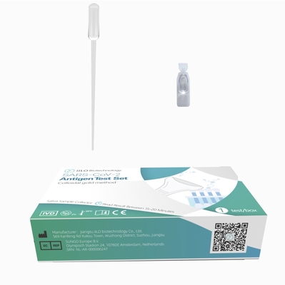 99% Accuracy SARS-CoV-2 Antigen Self Test Kit 70mm 1 Test/Box