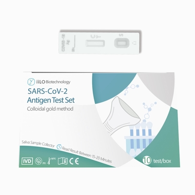 Sample Collector Antigen Rapid Test Self Test Saliva 10 Test/Box 15-20 Minutes
