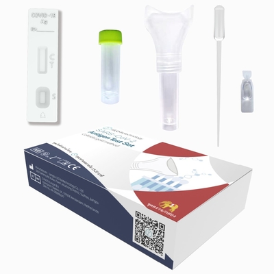 15-20 Minutes SARS-CoV-2 Antigen Self Test Set Saliva Sample Collector Thailand 1 test/box