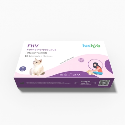 Luckit Feline Herpesvirus FHV PET CAT Test Kit Fast Reaction Rapid Class I
