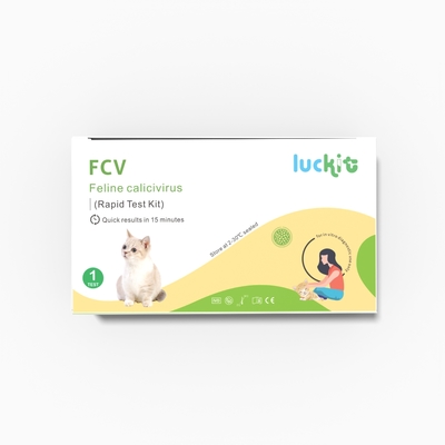 Luckit Feline Calicivirus FCV PET CAT Test Kit Fast Reaction Rapid Class I